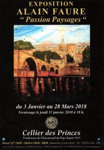 EXPOSITION ALAIN FAURE A COURTHEZON